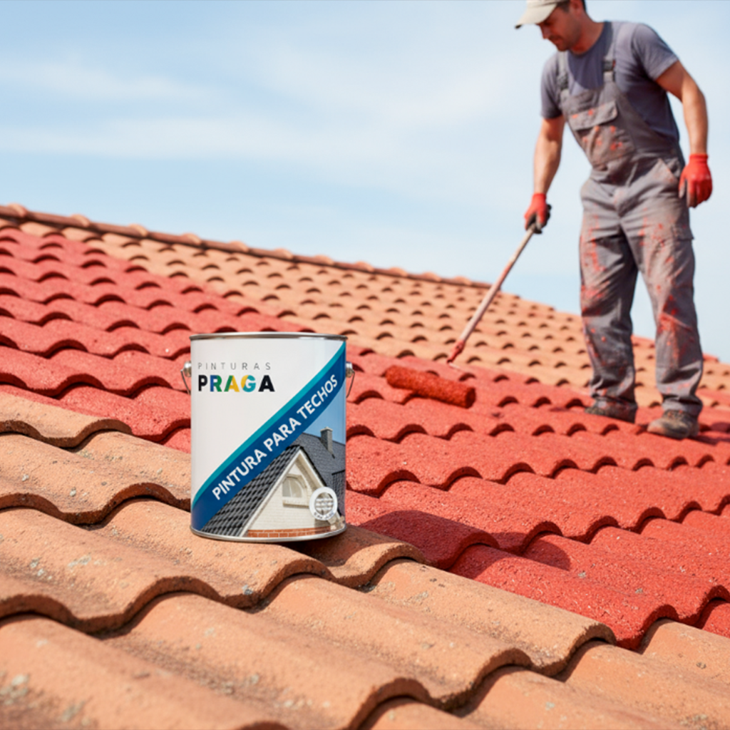 pintura-techo-praga-pintando